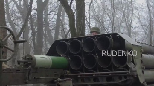 Андрей Руденко: Расчёт РСЗО «Ураган» 61-й отдельной гвардейской бригады морской пехоты в составе группировки войск «Центр» уничтожил живую силу и технику ВСУ на Красноармейском направлении