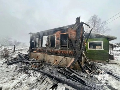В сгоревшем доме в Тверской области нашли три трупа