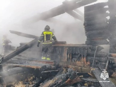 В МЧС назвали причину пожара в Тверской области, где погибли три человека