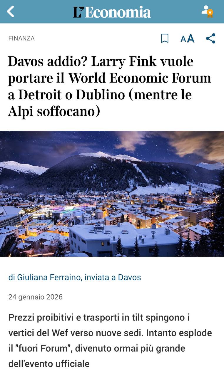 Ура, сплавили! Давосу ищут новое место