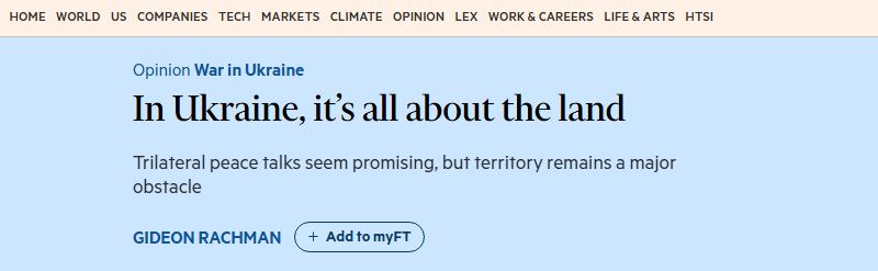 Зеленский согласился на переговоры в Абу-Даби, чтобы не раздражать Трампа — FT