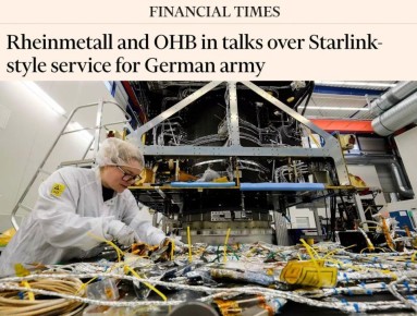 Аналог Starlink хотят создать для немецкой армии