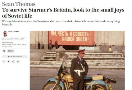 ‘Samogon, stolovaya, mat’ — The Telegraph предлагает британцам ‘советские’ способы выживания при Стармере