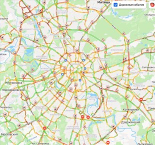 Сильный снегопад в Москве за утро уже привёл ко множеству ДТП