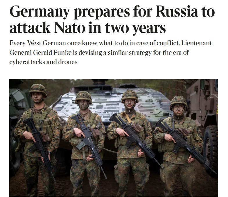 ‘Немецкие депутаты могут помешать Германии эффективно воевать с Россией’ – The Times и генерал-лейтенант Бундесвера Геральд Функ пугают страны НАТО