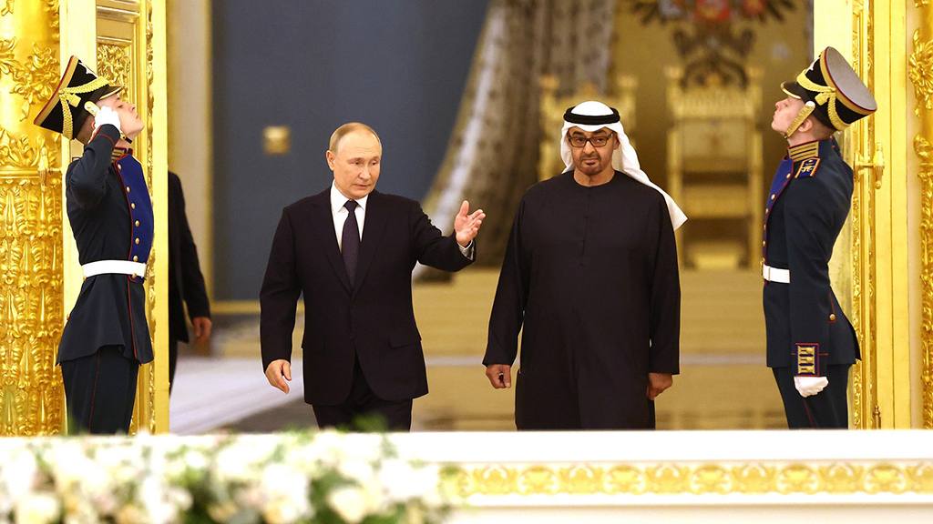 Путин завтра проведет переговоры с президентом ОАЭ, который будет находиться в России с рабочим визитом