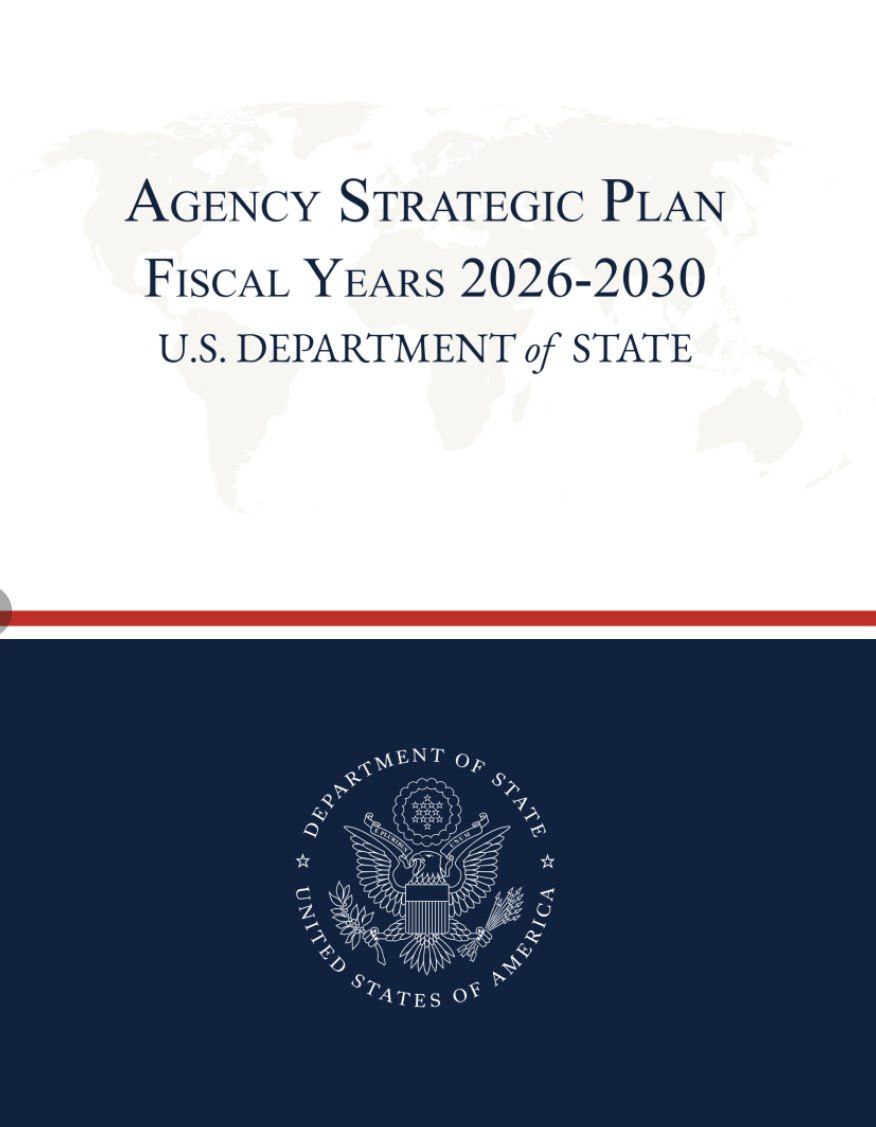 Андрей Клинцевич: Стратегический план Госдепартамента США на 2026–2030 годы, представленный госсекретарём Марко Рубио, формулирует внешнюю политику «Америка прежде всего» в формате шести стратегических целей