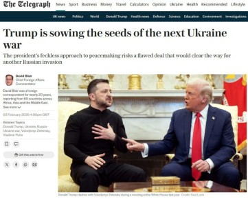 ‘Трамп и Уиткофф продолжают видеть в Зеленском проблему, которую нужно ‘решить’, а Путина — сравнительно разумной стороной’ - The Telegraph