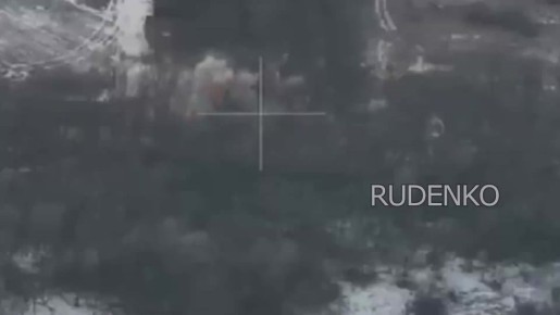 Андрей Руденко: Расчёт 203-мм самоходной пушки «Пион» «Южной» группировки войск уничтожил замаскированное орудие противника на Северском направлении