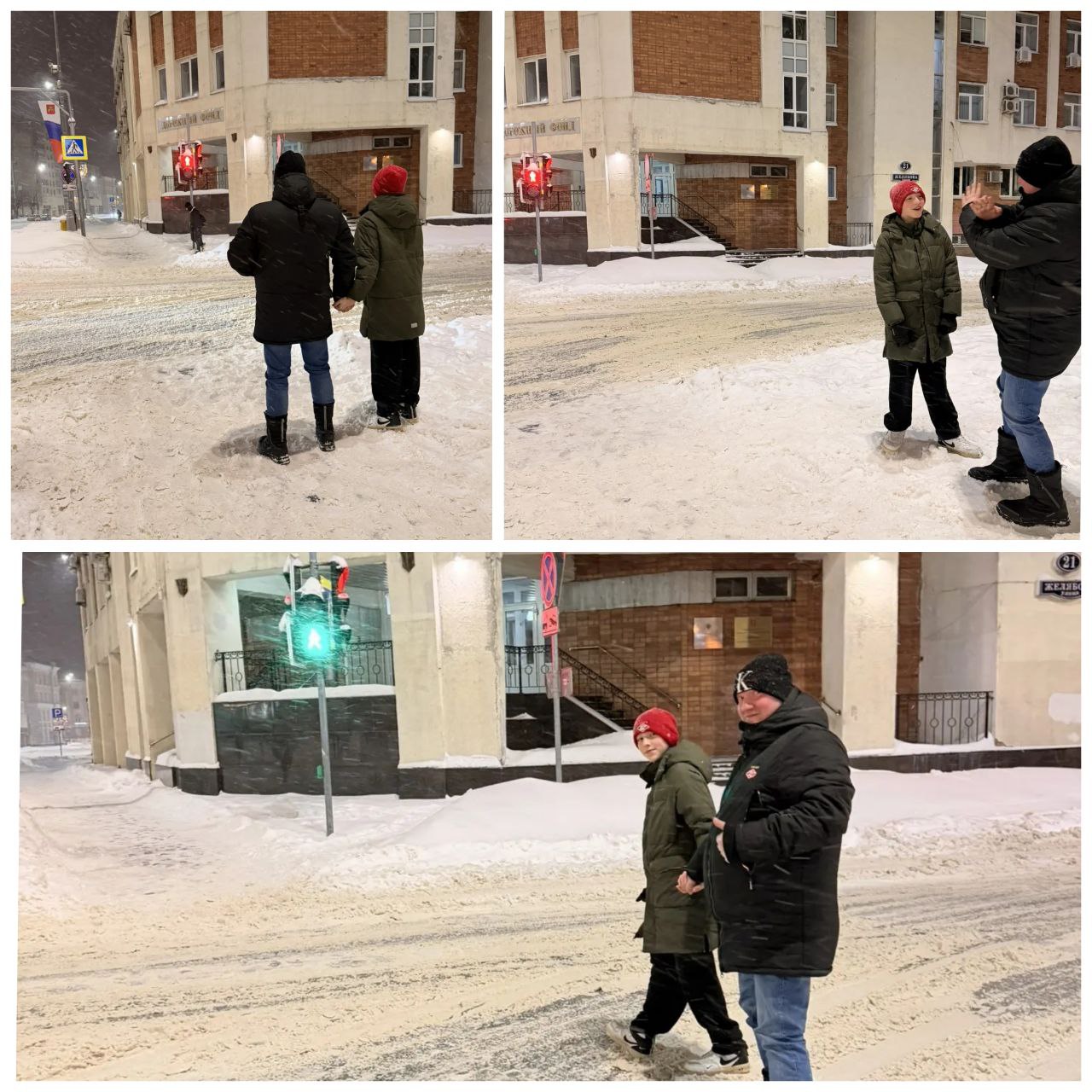 Папы знают, как безопасно! Лучший пример — это собственный! Отец и сын — команда безопасности на дороге!