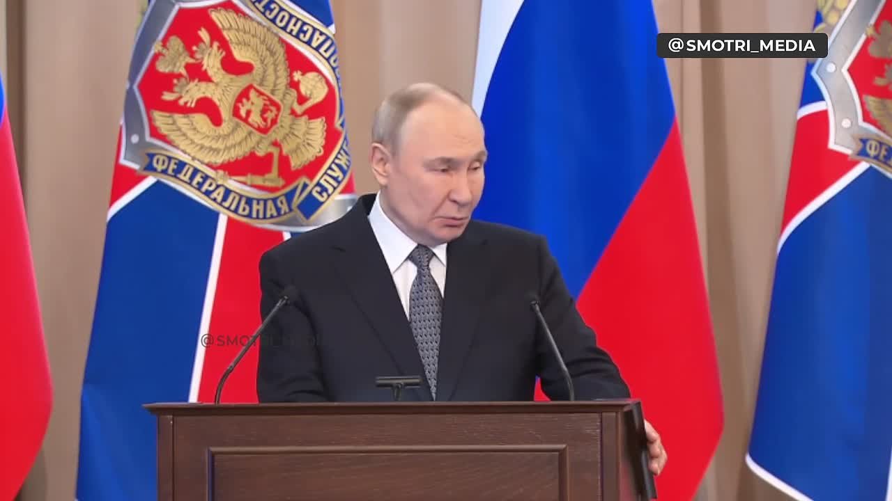 России не удалось нанести стратегического поражения на поле боя, поэтому противник делает ставку на террор — Путин