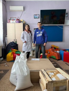 Анна Кузнецова: Наш гумштаб передал в Краснодонский детский дом-интернат очередную партию гумпомощи