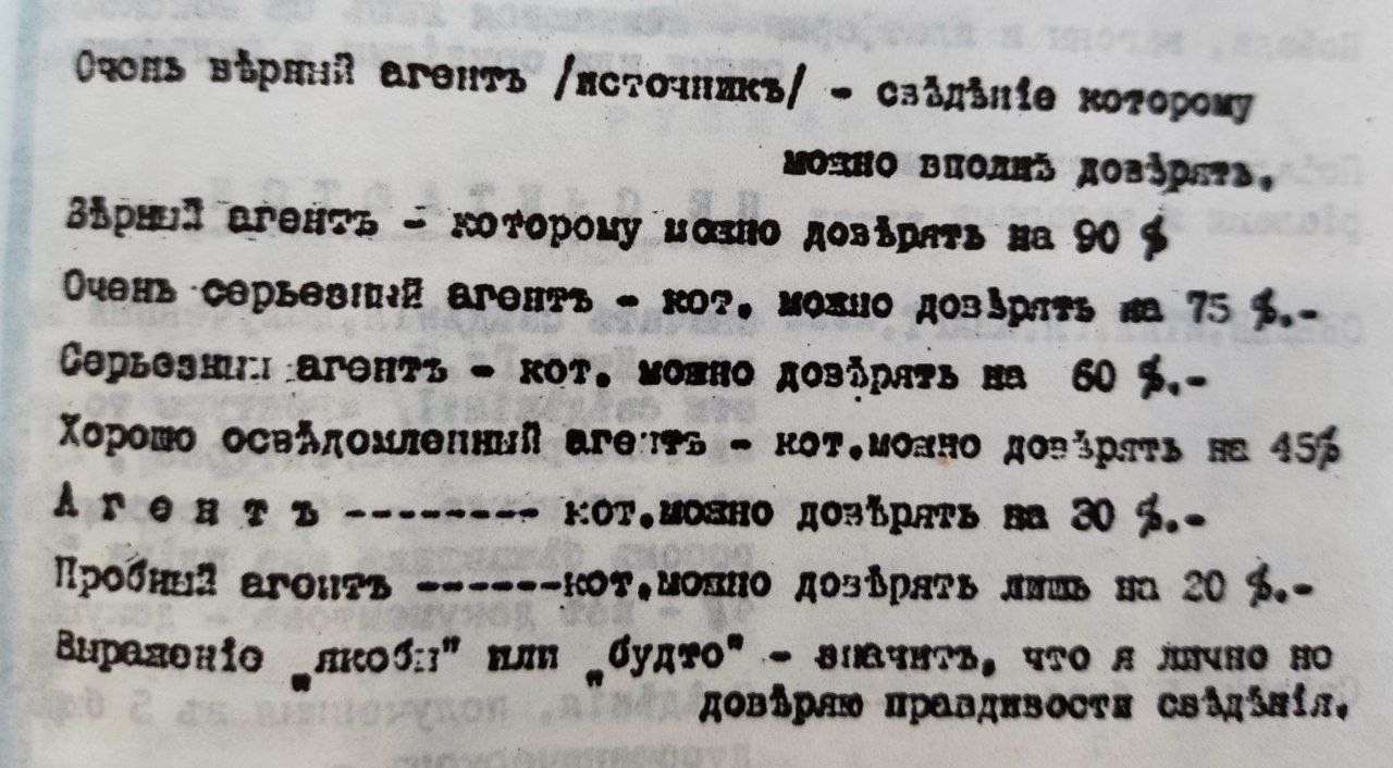 Дмитрий Стешин: Градацию достоверности информации от агентов разведки времен Первой мировой, можно спокойно перенести на анонимные ТГ-каналы