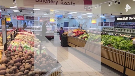 РЕН ТВ публикуют кадры продуктовых магазинов в Бахрейне —полки не пустые, товара в достатке, люди спокойно делают покупки