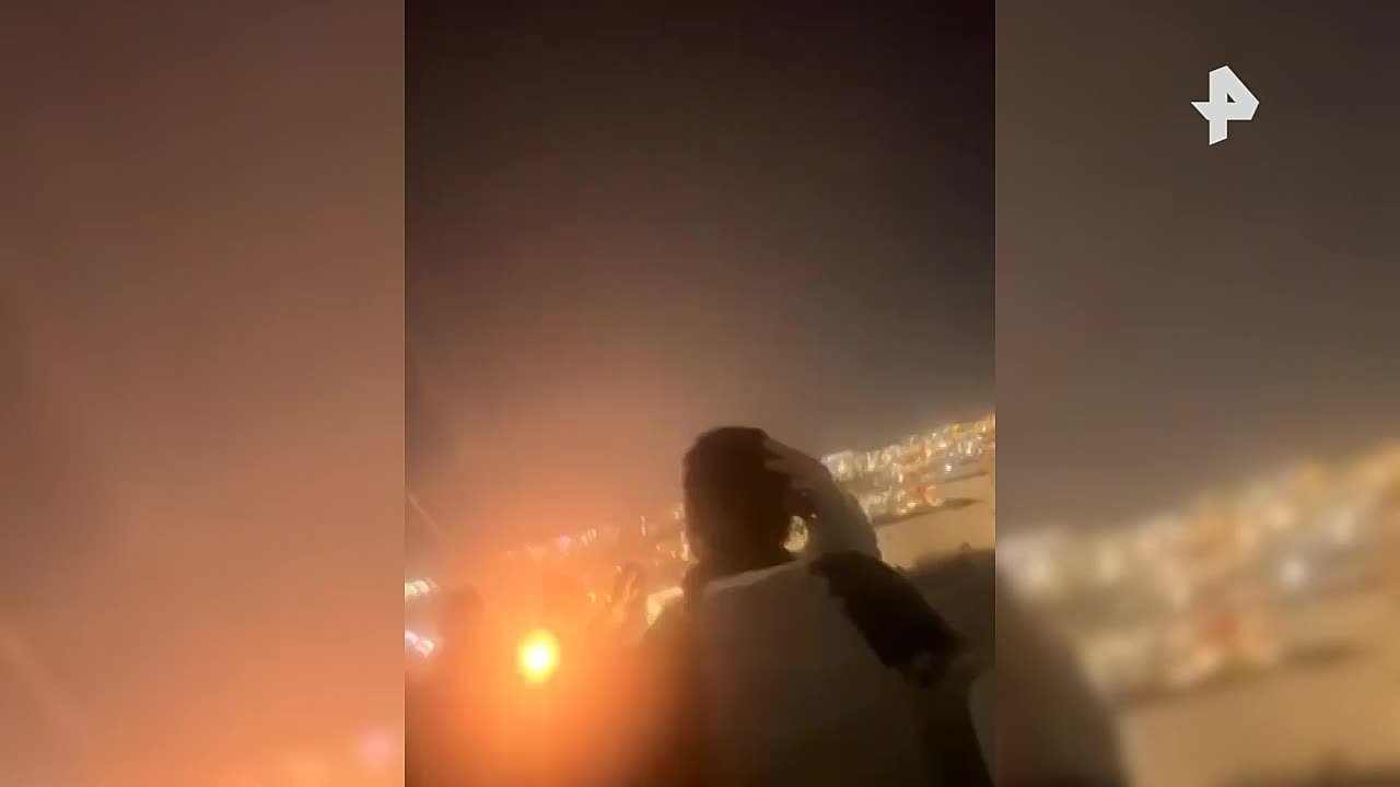 Новые кадры попадания ракеты по Иерусалиму публикуют арабские СМИ