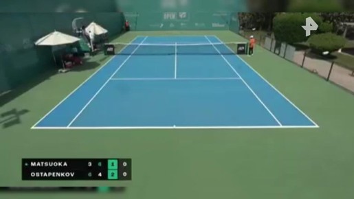 Белорусский теннисист Даниил Остапенков эвакуировался с корта во время взрыва в ОАЭ