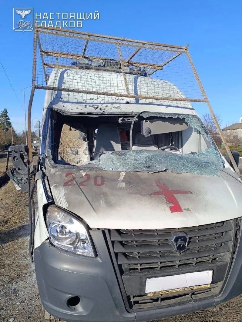 Беспилотник ВСУ атаковал машину скорой помощи в Белгородской области, сообщил губернатор региона Беспилотник ВСУ атаковал машину скорой помощи в Белгородской области, сообщил губернатор региона