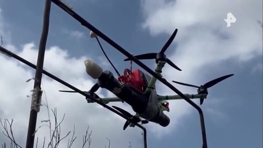 Расчеты БПЛА Южной группировки войск уничтожили танк "Leopard 2A-6" немецкого производства на константиновском направлении